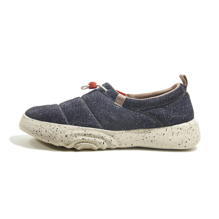 UIN Women Granite Black Toledo XV Women Canvas loafers