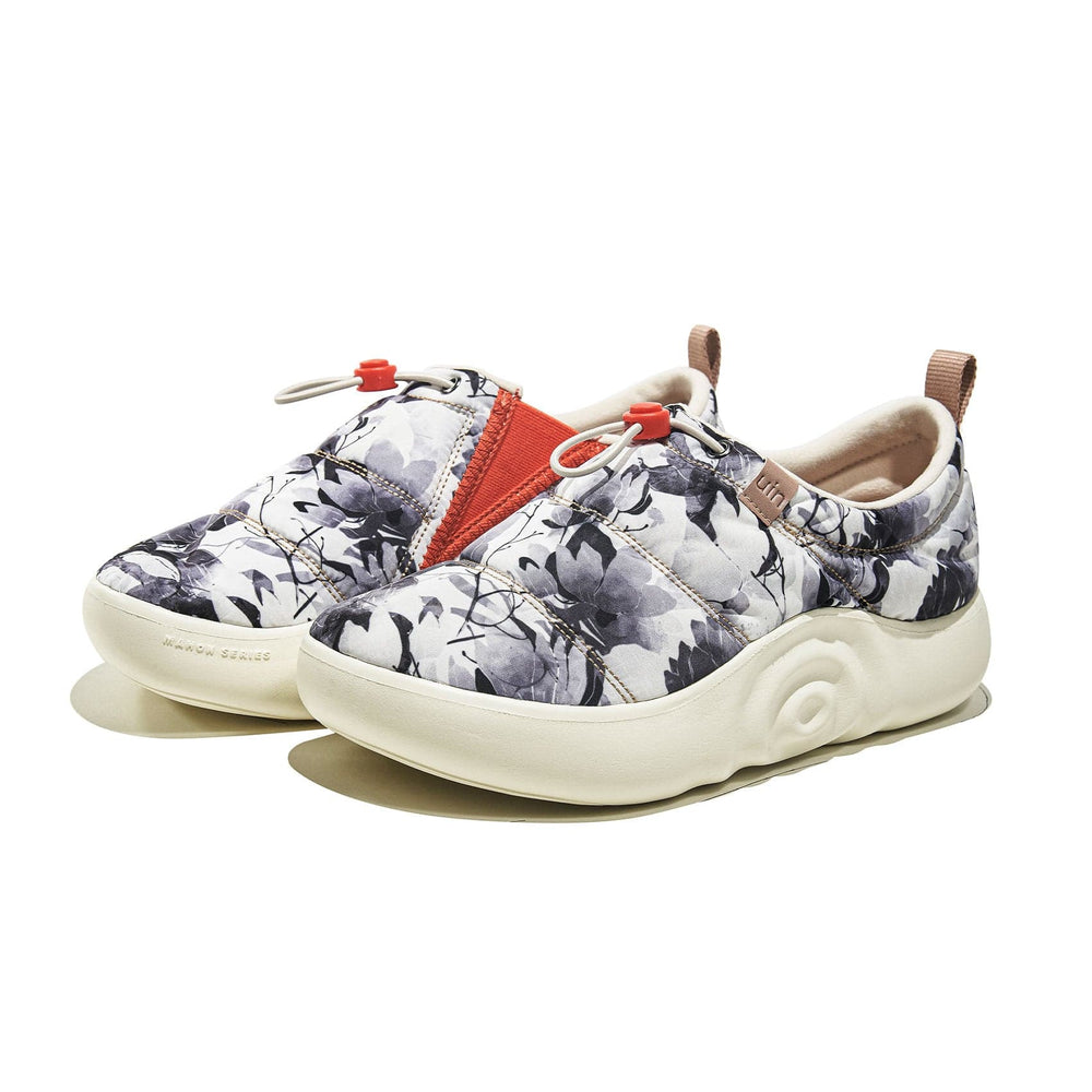 UIN Women Ink Flower Shadow Toledo X Women Canvas loafers