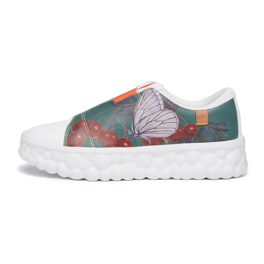 UIN Women Jan van Kessel the Elder Butterfly and Hawthorn Las Ramblas Women Canvas loafers