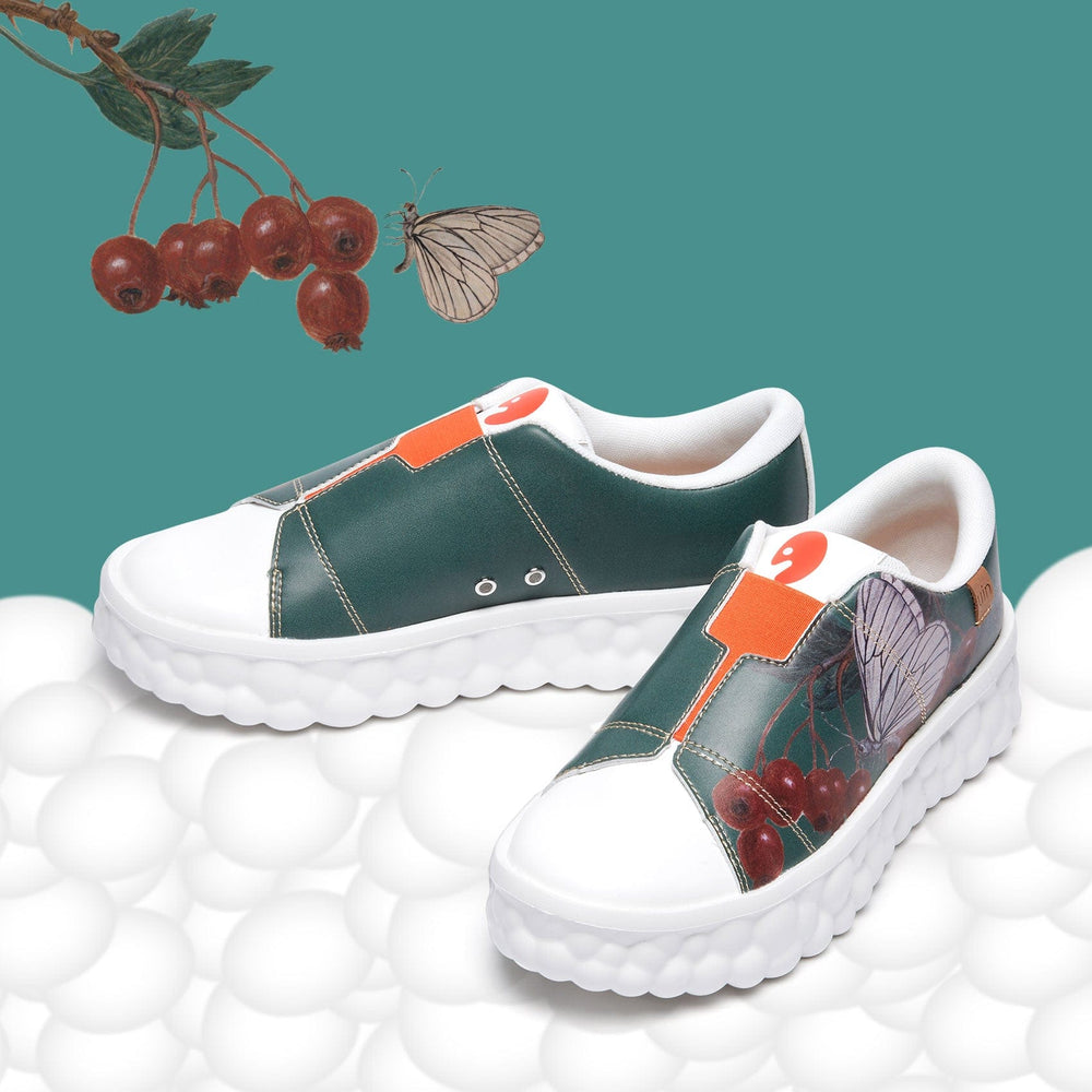 UIN Women Jan van Kessel the Elder Butterfly and Hawthorn Las Ramblas Women Canvas loafers