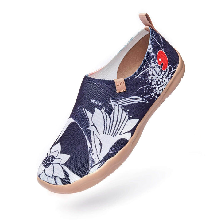 UIN Women Lily in Dark Canvas loafers