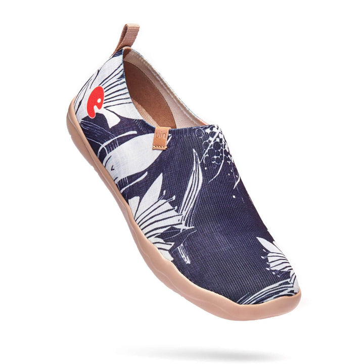 UIN Women Lily in Dark Canvas loafers