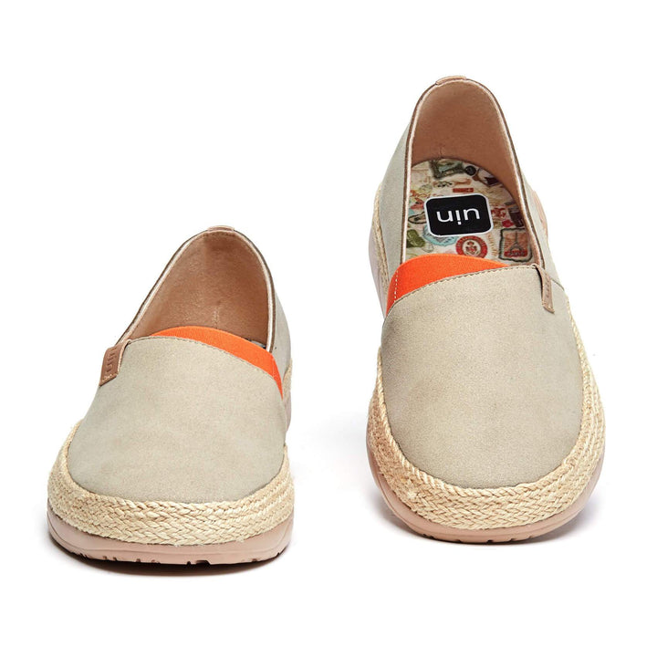 UIN Women Marbella I Oxford Tan Women Canvas loafers