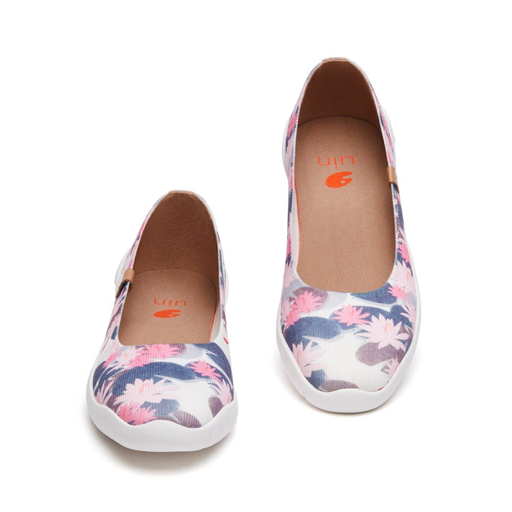UIN Women Monet The Water-Lily Pond V1 Minorca Women Canvas loafers