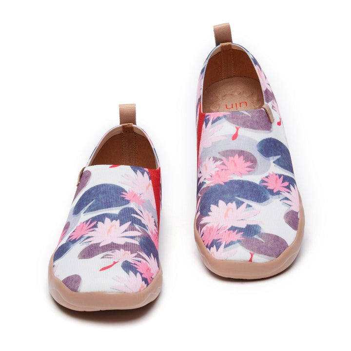 UIN Women Monet The Water-Lily Pond V1 Women Canvas loafers