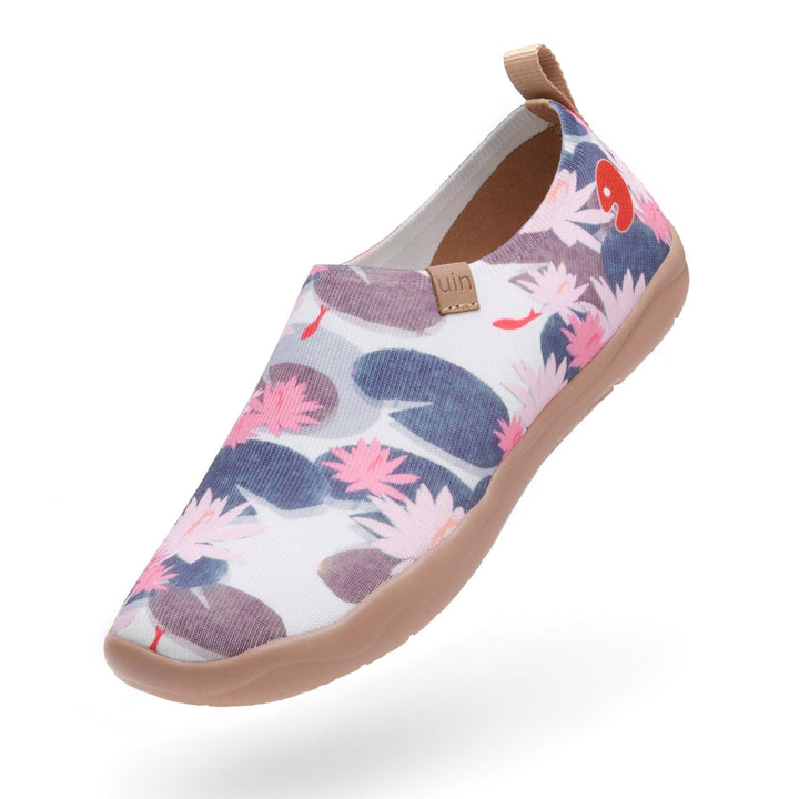 UIN Women Monet The Water-Lily Pond V1 Women Canvas loafers