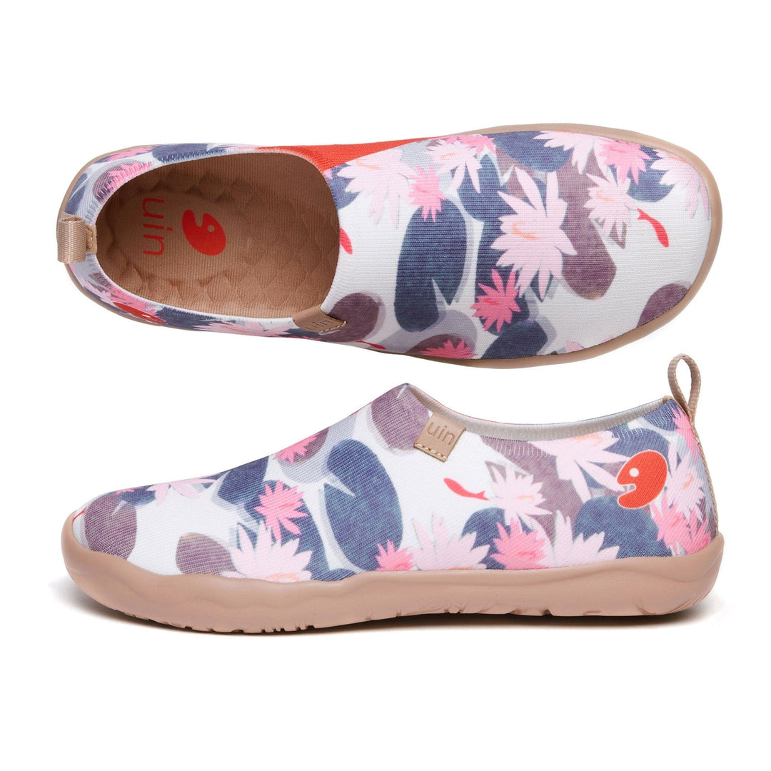 UIN Women Monet The Water-Lily Pond V1 Women Canvas loafers