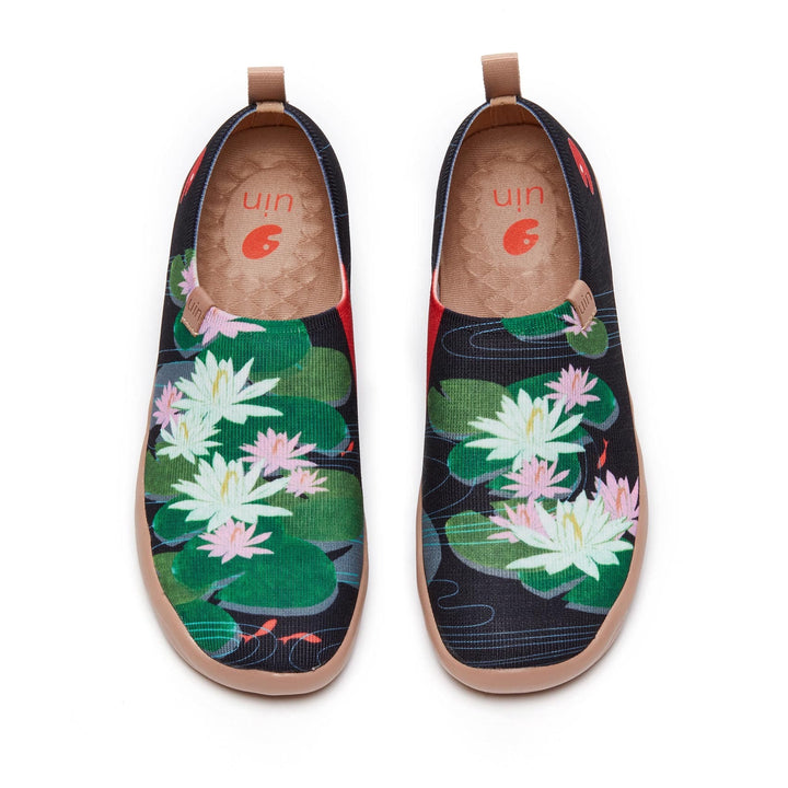 UIN Women Monet The Water-Lily Pond V2 Women Canvas loafers