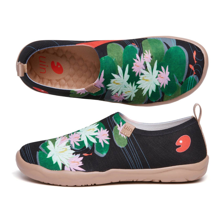 UIN Women Monet The Water-Lily Pond V2 Women Canvas loafers