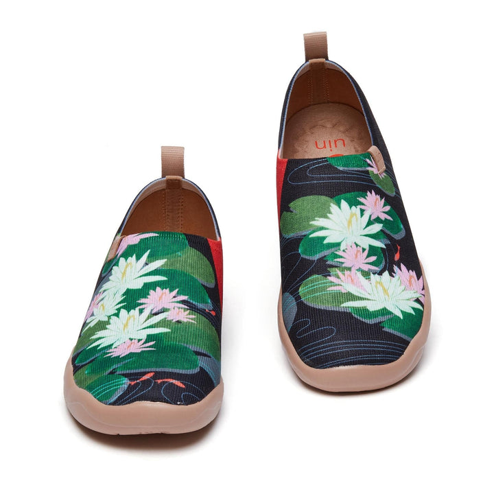 UIN Women Monet The Water-Lily Pond V2 Women Canvas loafers