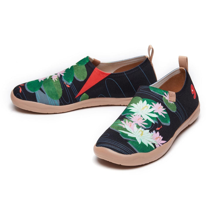 UIN Women Monet The Water-Lily Pond V2 Women Canvas loafers