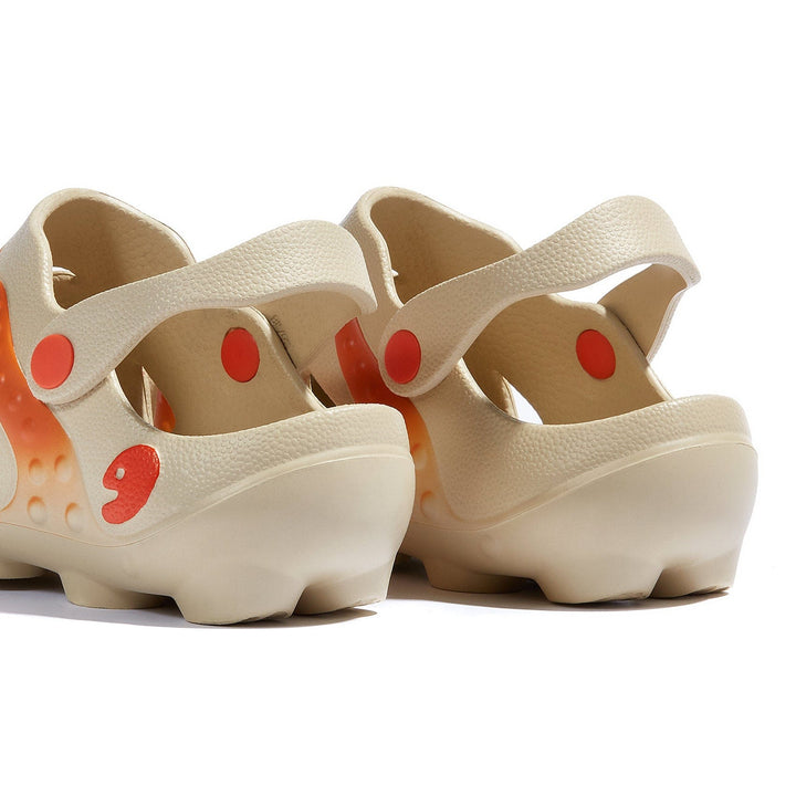 UIN Women Orange Brown Octopus I Women Canvas loafers