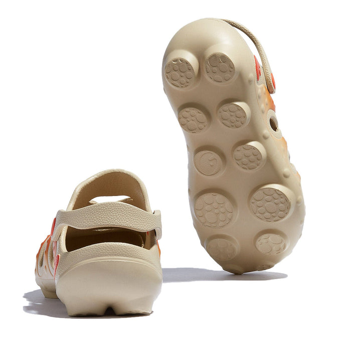 UIN Women Orange Brown Octopus I Women Canvas loafers