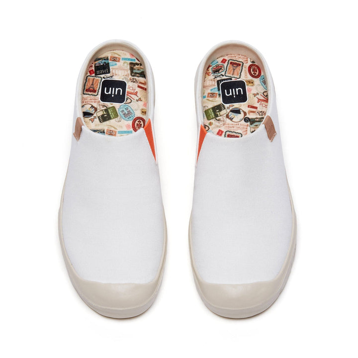 UIN Women Pure White Cadiz III Women Canvas loafers
