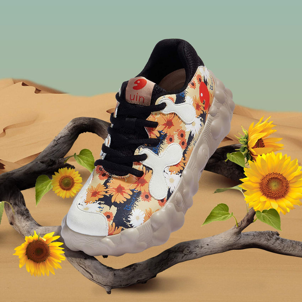 UIN Women Van Gogh Sunflowers Figueras I Women Canvas loafers