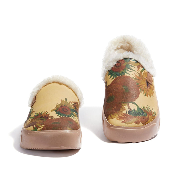 UIN Women Van Gogh Sunflowers Fuerteventura VII Women Canvas loafers