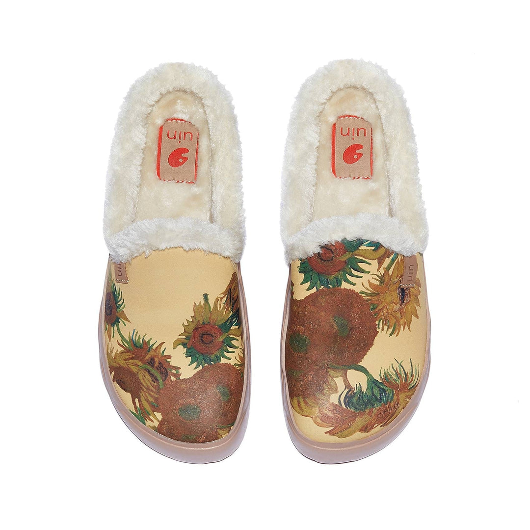 UIN Women Van Gogh Sunflowers Fuerteventura VII Women Canvas loafers