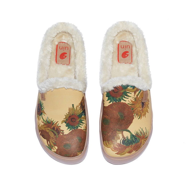 UIN Women Van Gogh Sunflowers Fuerteventura VII Women Canvas loafers