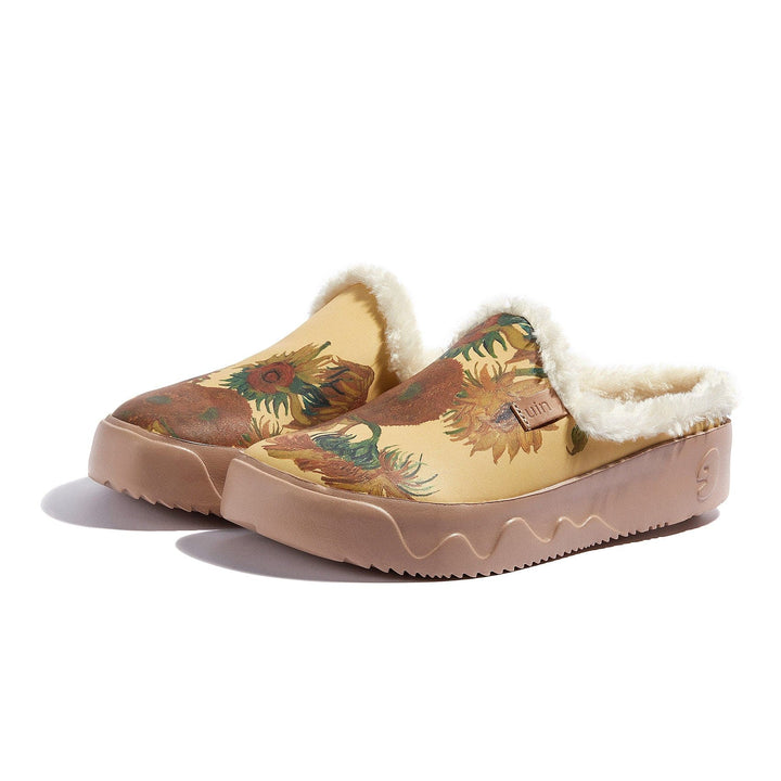 UIN Women Van Gogh Sunflowers Fuerteventura VII Women Canvas loafers
