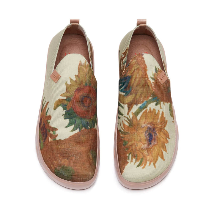 UIN Women Van Gogh Sunflowers Fuerteventura Women Canvas loafers
