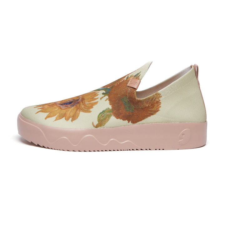 UIN Women Van Gogh Sunflowers Fuerteventura Women Canvas loafers