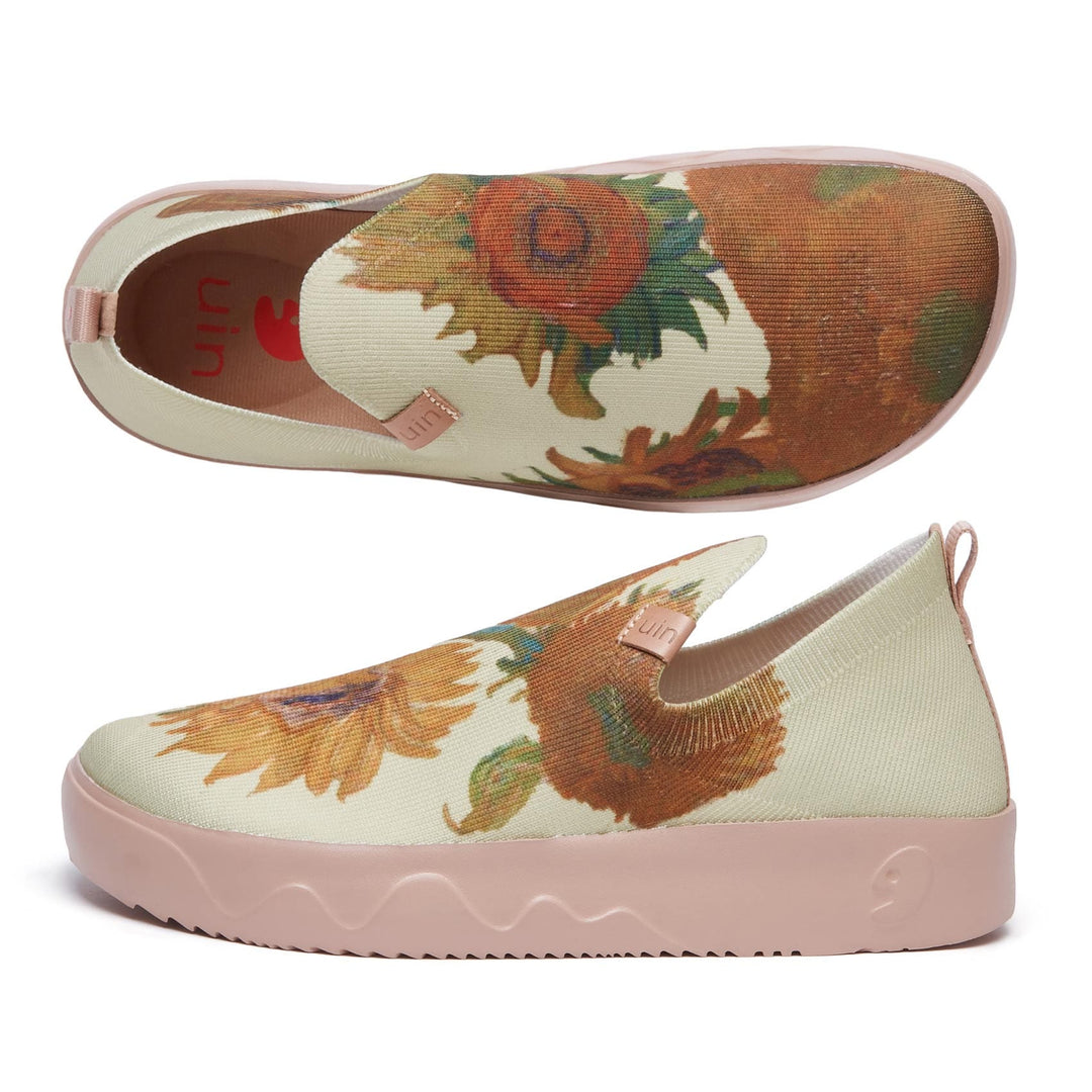 UIN Women Van Gogh Sunflowers Fuerteventura Women Canvas loafers
