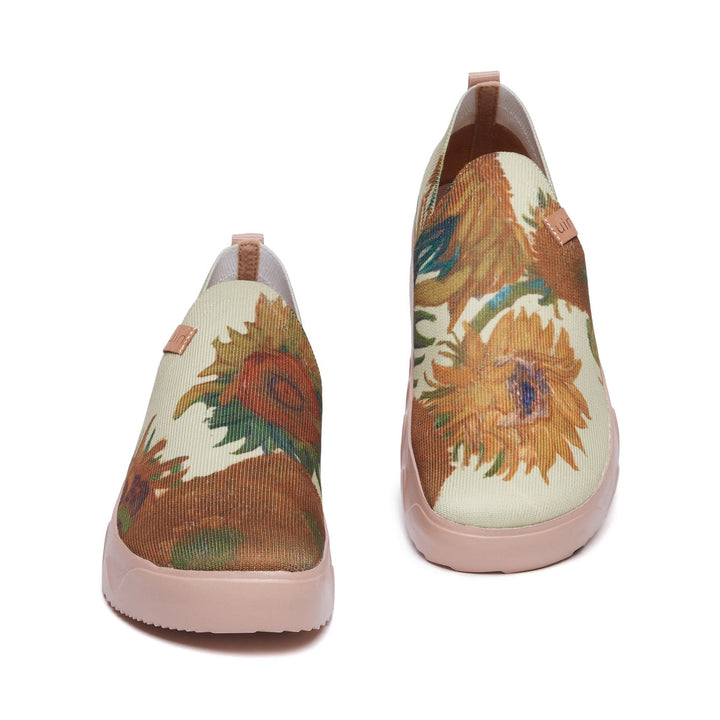 UIN Women Van Gogh Sunflowers Fuerteventura Women Canvas loafers