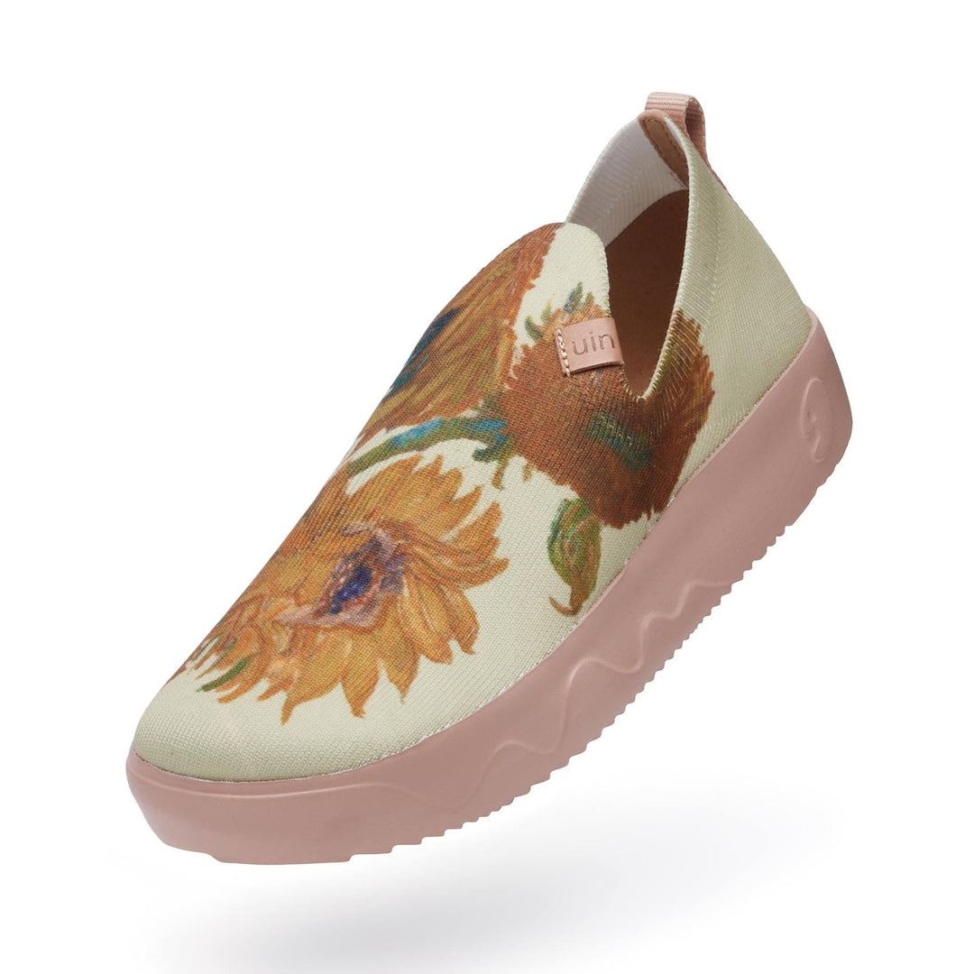 UIN Women Van Gogh Sunflowers Fuerteventura Women Canvas loafers