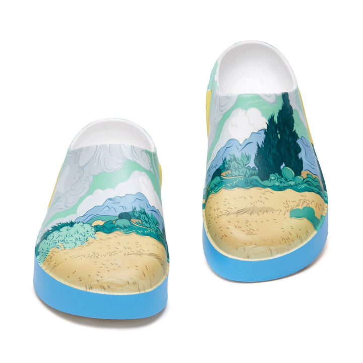 UIN Women Van Gogh Wheatfield with Cypresses Tenerife Women Canvas loafers
