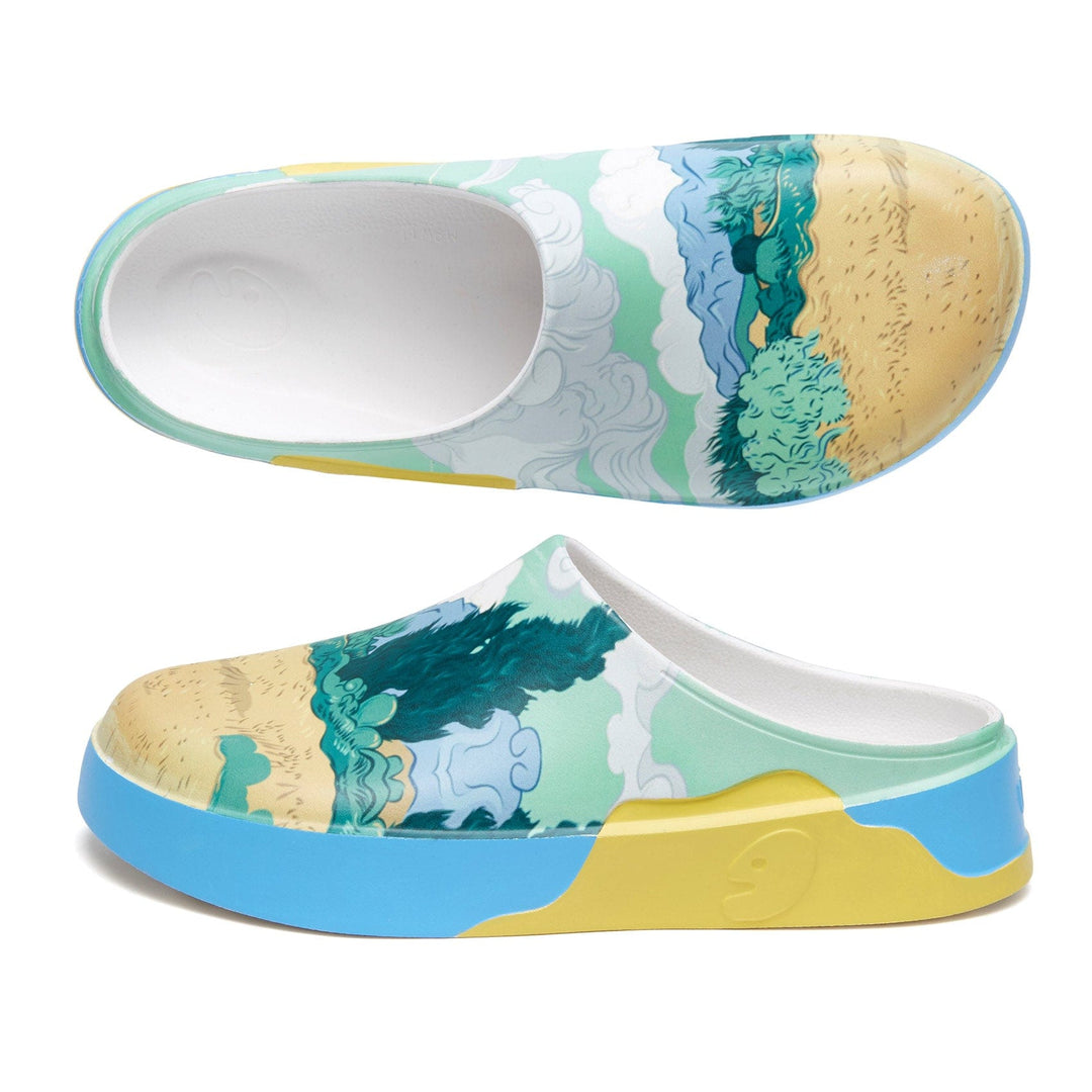 UIN Women Van Gogh Wheatfield with Cypresses Tenerife Women Canvas loafers