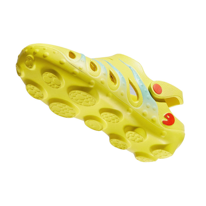 UIN Women Yellow & Glass Blue Octopus I Women Canvas loafers