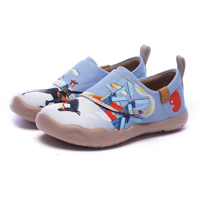 EL HIDALGO Kids Painted Canvas Shoes