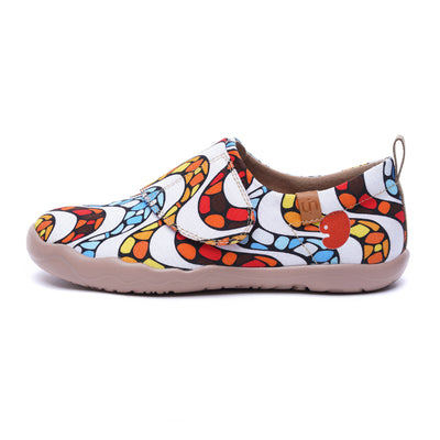 LA PEDRERA Kids Art Painted Canvas Shoes