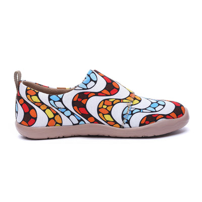 LA PEDRERA Kids Art Painted Canvas Shoes