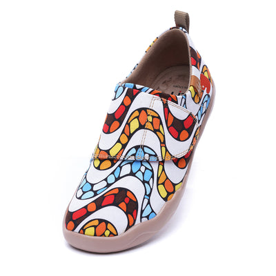 LA PEDRERA Kids Art Painted Canvas Shoes