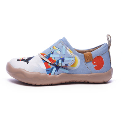 EL HIDALGO Kids Painted Canvas Shoes