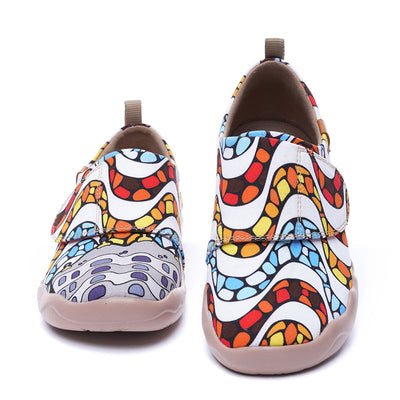 LA PEDRERA Kids Art Painted Canvas Shoes