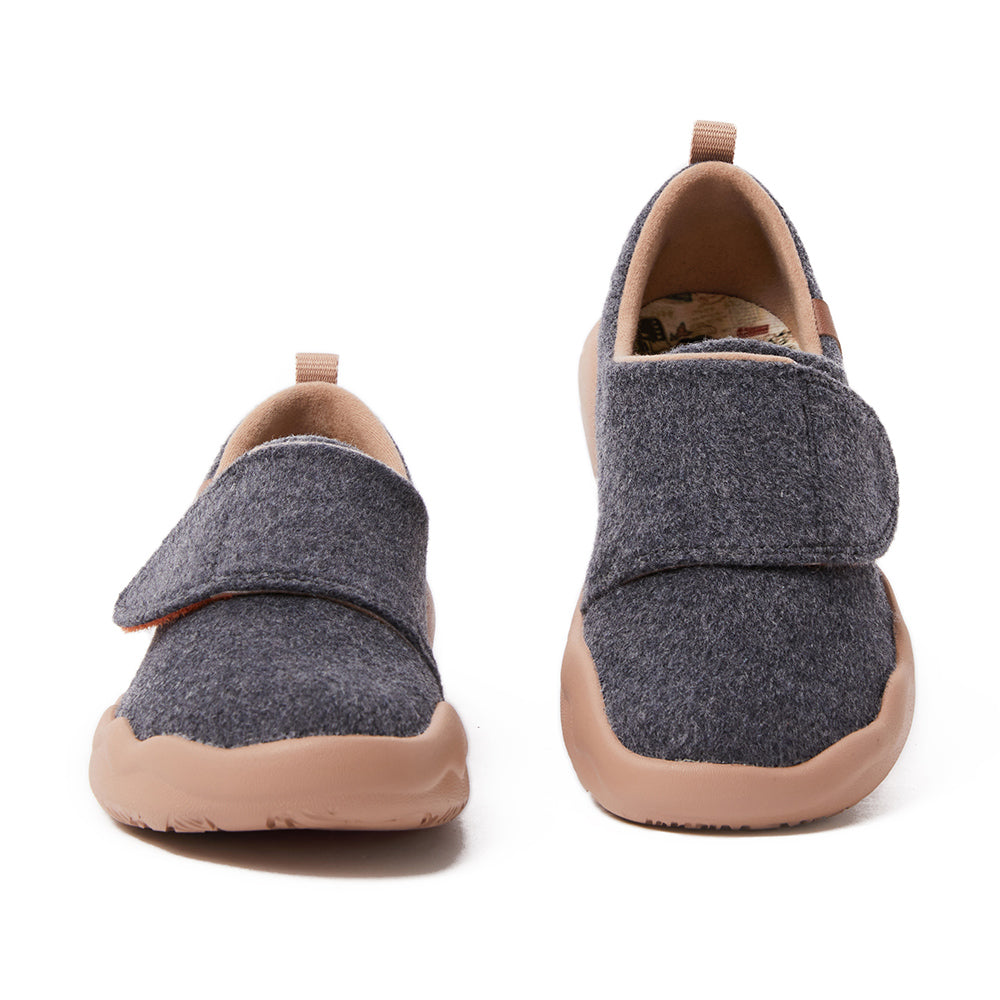 Toledo II Deep Grey Wool Kid