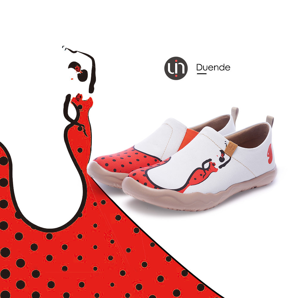 DUENDE Women Painted Travel Shoes