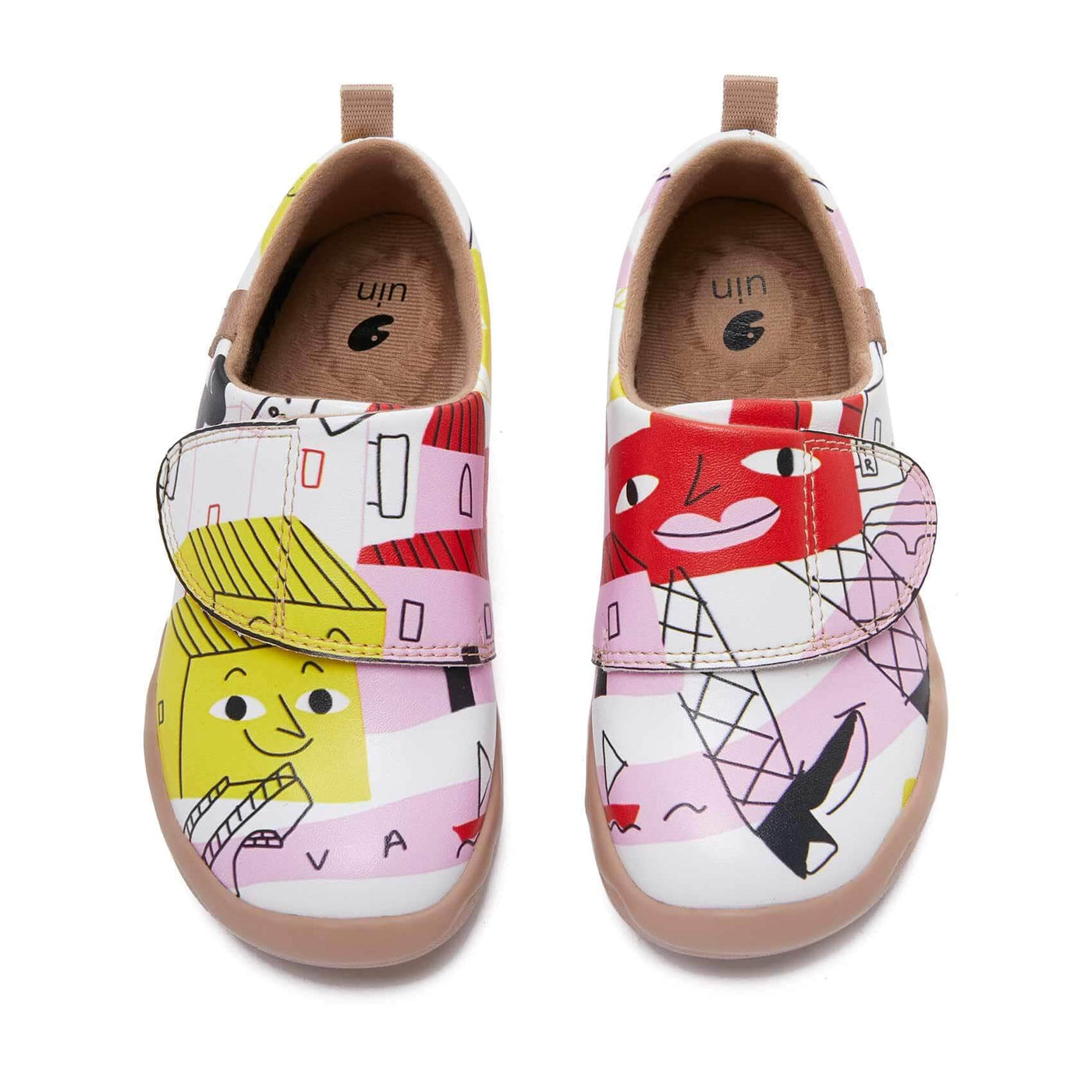 UIN Footwear Kid Building My Dream House Kid Canvas loafers