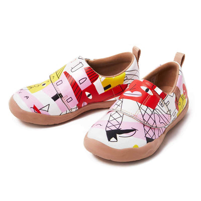 UIN Footwear Kid Building My Dream House Kid Canvas loafers