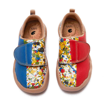 UIN Footwear Kid Color Border Kid Canvas loafers