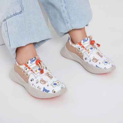 UIN Footwear Kid Colorful Bear Mijas XIII Kid Canvas loafers