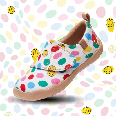 UIN Footwear Kid Dotted Joy Toledo I Kid Canvas loafers