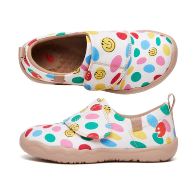 UIN Footwear Kid Dotted Joy Toledo I Kid Canvas loafers