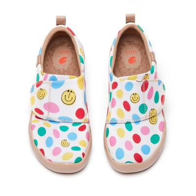 UIN Footwear Kid Dotted Joy Toledo I Kid Canvas loafers