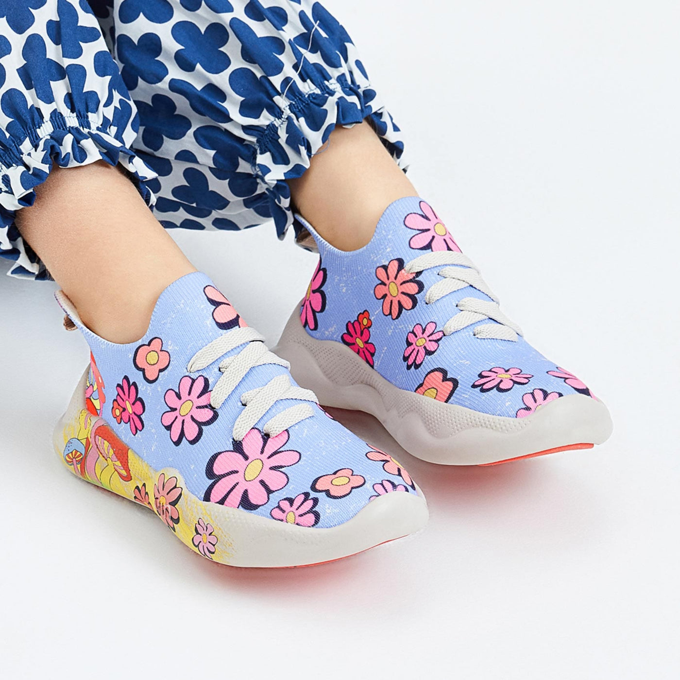 UIN Footwear Kid Floral Picnic Mijas I Kid Canvas loafers