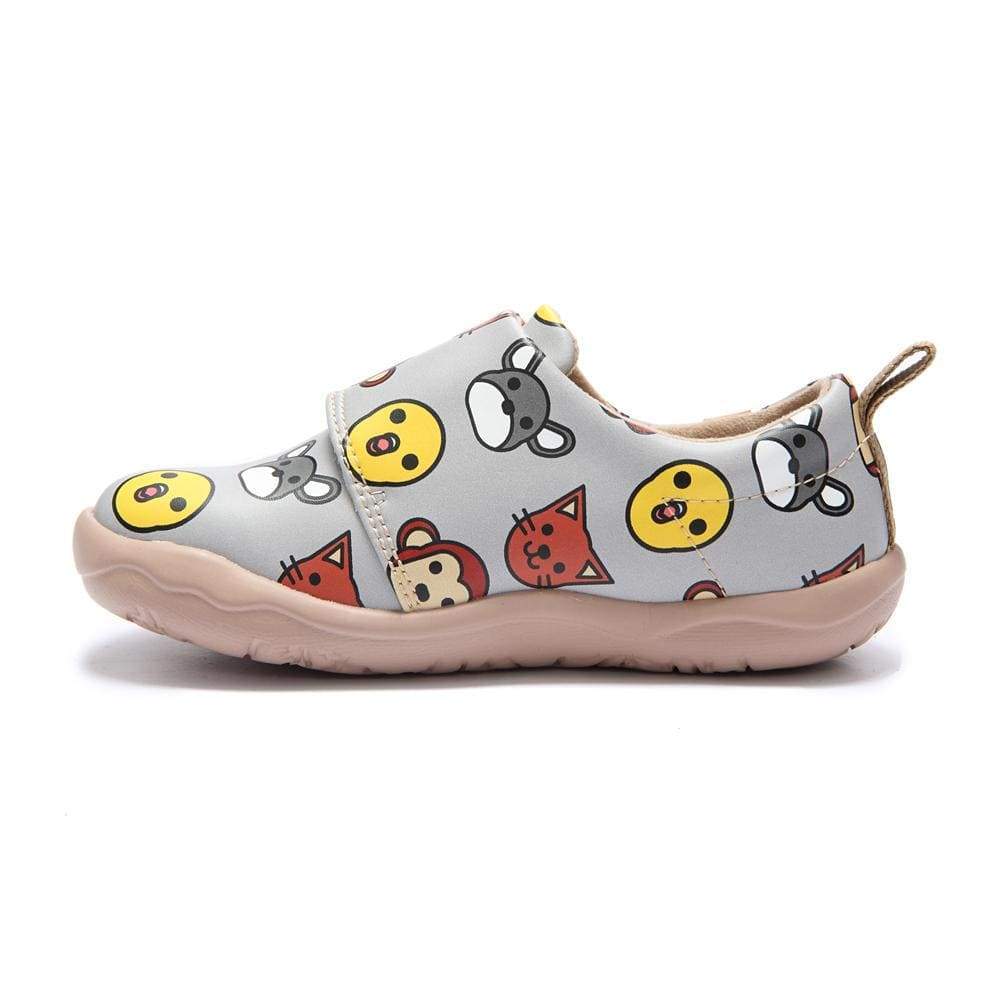 UIN Footwear Kid Little Bean Canvas loafers