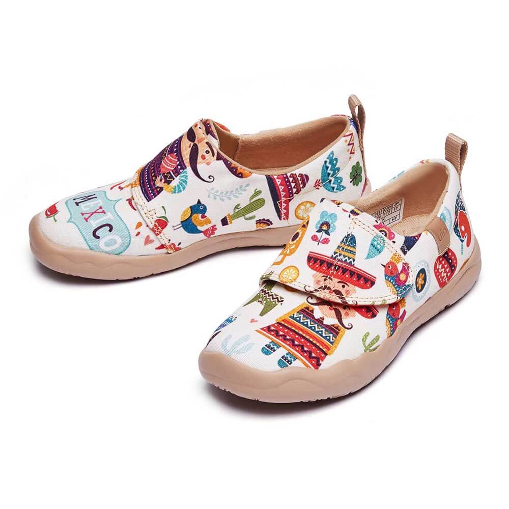 UIN Kid Play in Mexico Kid Canvas loafers