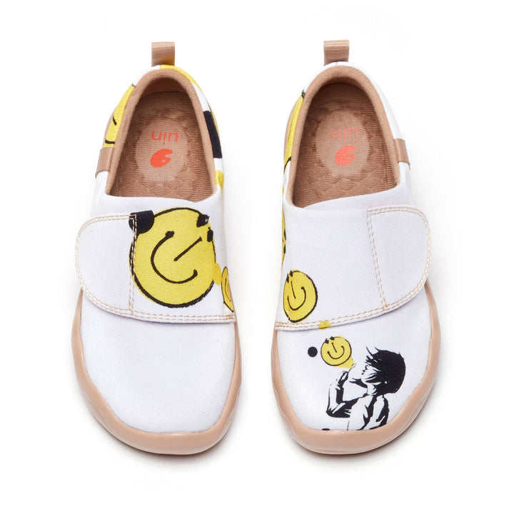 UIN Kid Popping Hapiness Toledo I Kid Canvas loafers